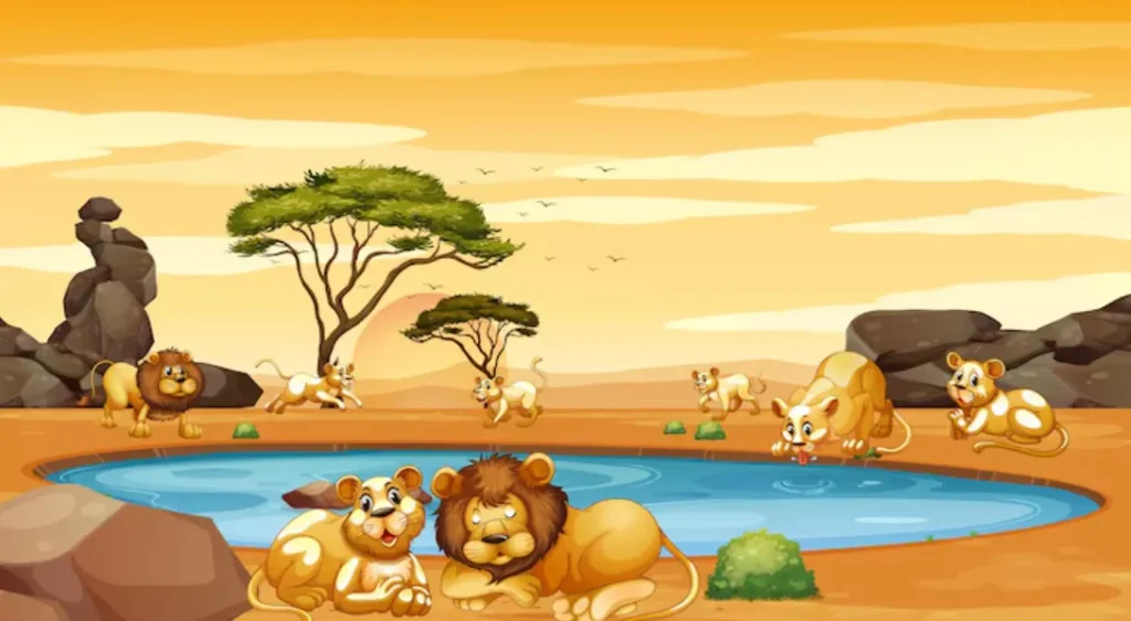 Life Cycle of African Lion