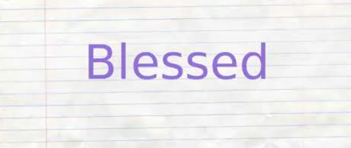 blessed synonym