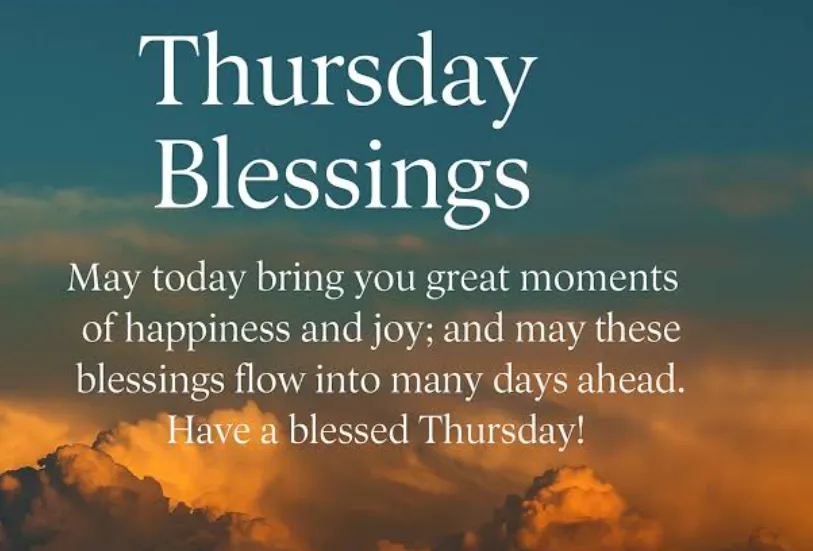 happy thursday blessings