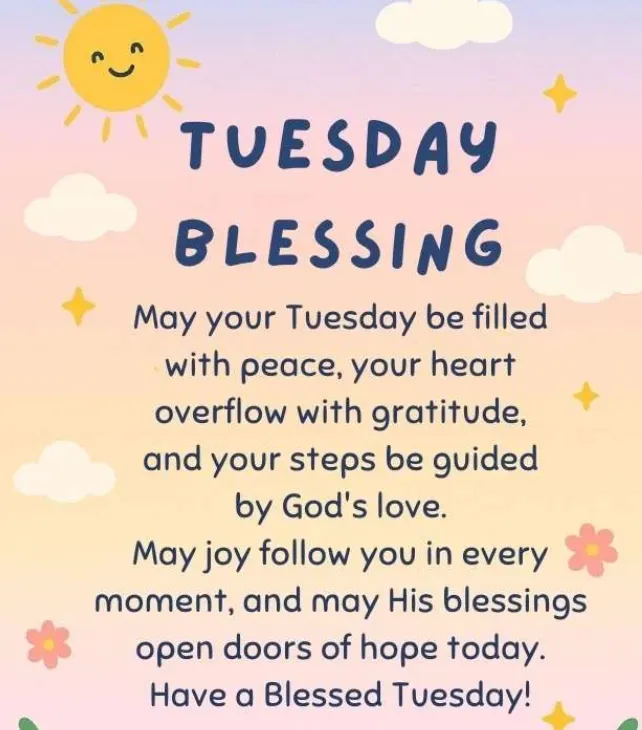 happy tuesday blessings