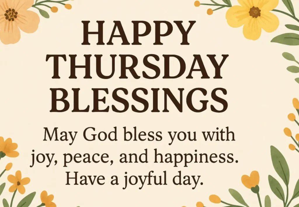 thursday blessings images